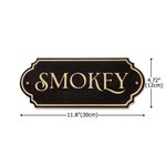 Personalized Retro Wooden Stable Horse Door Engraving Name Plates with Pattern Housewarming Gift for Horse Lovers