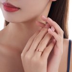 Personalized Vintage Marquise Birthstone Ring Dainty Jewelry Anniversary Birthday Gift for Women