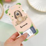 Portacarte con moschettone personalizzato con nome e motivo del monster unicorno animale compleanno inizio scuola regalo per bambini e studenti