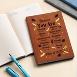 Personalizzato Retro Bible Chapter Graduation Cap A5 Notebook foderato con nome e anno Church Bible Study Graduation Gift for Christian Prayer Graduate