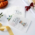 Set de 20 bolsas de papel de calidad alimentaria personalizadas con el osito de peluche de la gorra de graduación Regalo de graduación para los graduados de la promoción 2025