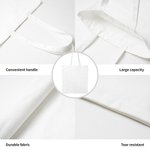 Personalised Cute Cartoon Manicurist Character Canvas Tote Bag with Name Beauty Salon Opening Birthday Gift for Nail Technicians