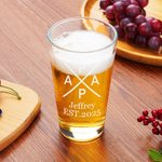 Personalized PAPA 16 oz Beer Glass with 1-5 Names and Year Home Bar Father's Day Birthday Gift for Man