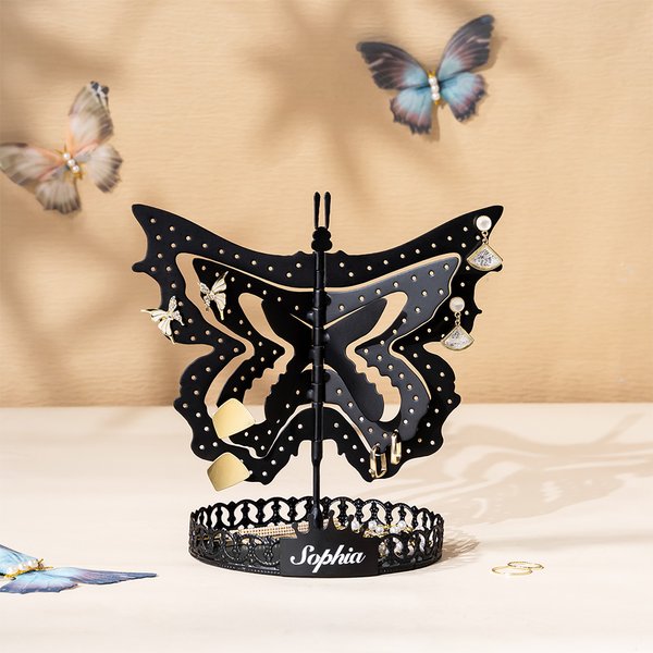 Personalisierte Schmetterling-förmigen Schmuck Stand Ohrring-Halter