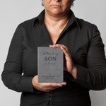 Personalized Letters To In Heaven Leather Notebook with  Appellation and Name Sympathy Condolence Gift for Loss of Family Friends