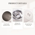 Personalisierte Sie ist mutig positive Zitate Cartoon Girl 20 oz Name Skinny Becher mit Deckel Stroh Affirmation Jahrestag Geburtstag Geschenk für Frauen Mädchen