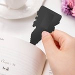 Marque-page Magnétique Personnalisé avec Nom Personnage Cartoon Cadeau Anniversaire pour Femme Amatrice de Lecture