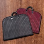 Personalisierte Tänzer Silhouette Wasserdicht Oxford Zippered Garment Dust Bag mit Namen und Ledergriff Performance Day Geburtstagsgeschenk für Tänzer