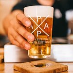 Personalized PAPA 16 oz Beer Glass with 1-5 Names and Year Home Bar Father's Day Birthday Gift for Man