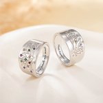 Bague d'Arbre Généalogique Personnalisée avec 1 à 20 Pierres de Naissance Cadeau Fête des Mères pour Famille