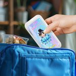 Personalised Cartoon Little Princess Bow Food-safe Stainless Steel Kid's Fork Spoon Knife 3 Pcs Cutlery Set with Name and Case Birthday Gift for Girls