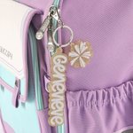 Personalisierte Glitter Bow Ribbon Cheering Horns Charm Schlüsselanhänger mit Namen Sport Team Geburtstag Geschenk für Cheerleader