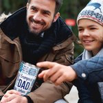 Personalisierte blaue Blase Dialog Box lustige Witze 20 oz Becher mit Text und Strohhalm Vatertag Geburtstag Geschenk für Papa Opa