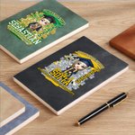 Personalisierte Gratulation Cartoon Charakter Leder Notizbuch mit Namen und Jahr Gratulation Abschluss Geschenk für Absolventen