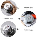 Personalisierte BBQ Master Kitchenware Flamme Edelstahl magnetische Küche Timer mit Namen Geburtstag Vatertag Geschenk für Papa Kochen Enthusiast