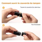 Faites-en Votre Trou en Un – Tampon Balle Golf Personnalisé avec Monogramme Initiale et Nom
