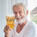 Personalisierte Best Dad Ever 16 oz Bierglas mit Fotos Namen Vatertag Geburtstag Wertschätzung Geschenk für Papa Großvater Liquor Liebhaber