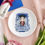 Personalisierte Gratulation Cartoon Charakter Keramik Trinket Schmuck Schale mit Namen und Jahr Graduierung Geschenk für Absolventen