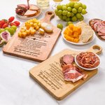 Personalized Engraved Perfect Teacher Pencil Wood Charcuterie Cutting Board with Name and Handle Birthday Appreciation Teacher's Day Gift for Teacher