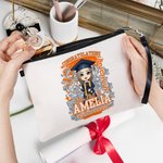 Bolsa de Maquillaje Personalizada con el Nombre del Año y el Nombre de la Escuela Regalo de Felicitación de Graduación para Graduados