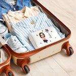 Personalisierte 3D Geburt Blume Schmetterling Cartoon Mädchen Leder Kosmetiktasche Tasche mit Namen Geburtstag Brautjungfer Geschenk für Frauen Mädchen