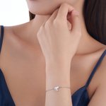 Personalized Multiple Hearts Bracelet with 1-5 Engraved Names Minimalist Jewelry Birthday Anniversary Gift for Women