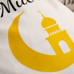 Personalizzato Eid Mubarak Moon Drawstring Canvas Bag Treat con nome Ramadan Stocking Stuffer Eid Gift per bambini