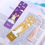Personalisierte griechische olympische Götter Acryl Lesezeichen mit Quaste Buch Zubehör Graduierung Lesen Geschenk für Buch Literaturliebhaber