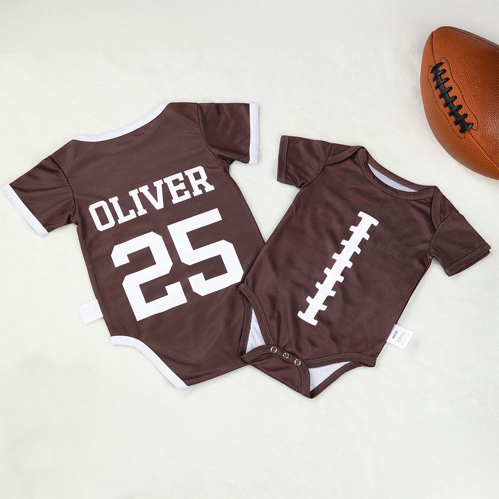 Body de bébé personnalisé avec nom et numéro Cadeau d'anniversaire pour les nouveaux-nés.