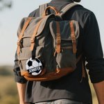 Personalisierte Fußball Name Gepäckanhänger mit verstellbarem Gurt Charme Zubehör Geburtstag Team Geschenk für Fußballspieler Liebhaber