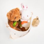 Personalizzato Eid Mubarak Moon Drawstring Canvas Bag Treat con nome Ramadan Stocking Stuffer Eid Gift per bambini