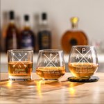 Verres à whisky Bourbon Papa personnalisés avec texte gravé Décoration de la cuisine de la maison Cadeau d'anniversaire de la fête des pères pour les amateurs de vin Papa