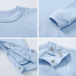 Personalized Embroidered Love Letter Puppy 100% Cotton Baby Romper Puff T-shirt with Name Birthday Valentine's Day Gift for Boys Girls