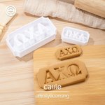 Personalized Greek Letter Cookie Cutter Sorority Birthday Gift for New Sorority Members Friends DIY Baking Lover | Callie × Affinity Licensing