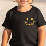 Personalizado Multicolor Sonrisa Rex Dinosaurio Algodón Niño Camiseta Sudadera Sudadera con capucha con la edad y el nombre Regalo de cumpleaños para niñas Niños