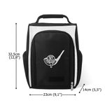 Borsa per scarpe ricamata e personalizzata con testo tema golf a più scomparti accessorio sportivo regalo di compleanno per amanti del golf