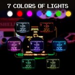 Personalized Cartoon Pixel Man Stat Screen Acrylic LED Night Light with Name Room Decor Birthday Gift for Game Lover