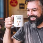 Personalisierte Diese erstaunliche Opa Avatar Gesicht Foto Keramik Kaffeebecher mit 1-12 Namen Vatertag Geburtstag Geschenk für Papa Opa Familie
