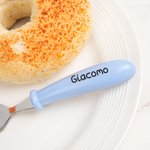 Set di posate personalizzato in acciaio inossidabile alimentare con nome e colori macaron regalo di compleanno e ritorno a scuola per bambini