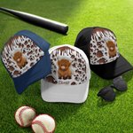Personalisierte niedliche Hochlandkuh einstellbare Baseballmütze Mesh Trucker Hut mit Namen Sport Geburtstagsgeschenk für Hochlandkuh-Liebhaber