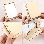 Cadre photo de table en bois gravé d'une empreinte de pied avec statistiques et nom Cadeau d'annonce de naissance pour nouveau-né Nouveaux parents