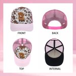 Personalisierte niedliche Hochlandkuh einstellbare Baseballmütze Mesh Trucker Hut mit Namen Sport Geburtstagsgeschenk für Hochlandkuh-Liebhaber