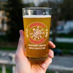 Personalized Daddy's Medicine Fist Bump 16 oz Clear Beer Glass with 2-9 Names Father's Day Birthday Gift for Dad Beer Lovers