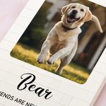 Personalisierte 1-5 Haustier Fotos Building Block Puzzles mit Namen Home Decor Keepsake Geburtstagsgeschenk für Tierliebhaber