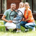 Personalised Family Tree of Life Metal Sign with 1-17 Names and Texts Wall Art Home Decor Father's Day Mother's Day Thanksgiving Gift for Grandparent