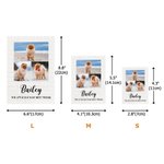Personalisierte 1-5 Haustier Fotos Building Block Puzzles mit Namen Home Decor Keepsake Geburtstagsgeschenk für Tierliebhaber