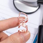 Personalisierte Namensschild Stethoskop Charme mit Job-Titel Krankenschwester Woche Anerkennung Geschenk für Arzt Krankenschwester medizinisches Personal