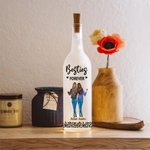 Personlig Besties Forever Leopard Print 2-4 Tecknade karaktärer LED-flasklampa med namn Bachelorette Party Födelsedagspresent för systrar Besties