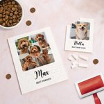 Personalisierte 1-5 Haustier Fotos Building Block Puzzles mit Namen Home Decor Keepsake Geburtstagsgeschenk für Tierliebhaber