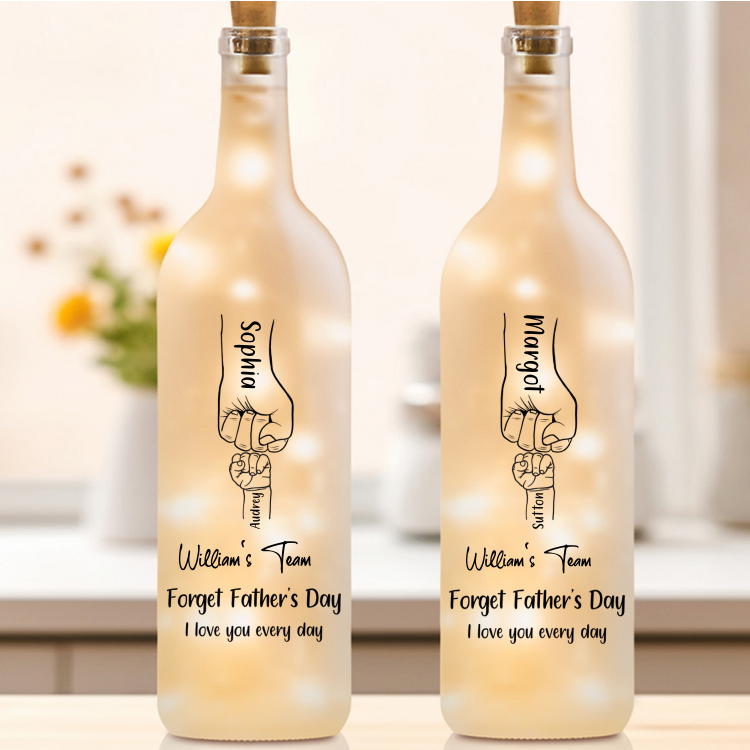 Luce notturna a LED personalizzata con cartone animato per la famiglia con supporto in legno naturale